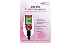 Dry Biochemical Analysis Meter - Brochure