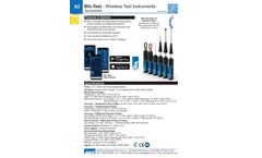 Bl??-Test Wireless Temperature, Humidity And Pressure Test Instruments - Brochure