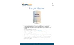 SignalFire - Model RANGER - Wireless Telemetry System - Manual