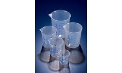 Azlon - Low Form Griffin Style Beaker, Polypropylene