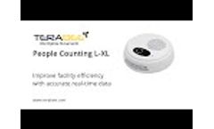 People Counting Device: Terabee People Counting L-XL. Improve facility efficiency with accurate data - Video