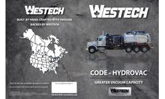 Westech - Code-Certified Hydrovac Excavation Trucks Brochure