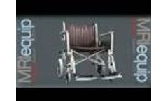 20" Wide MRI Non-Magnetic Transport Chair w/ Detachable Footrests - Video