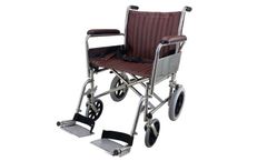 MRIequip - Model WC-X027 - MRI Transport Chair, 20 Inch Wide, Non-Magnetic, Detachable Footrest