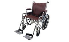 MRIequip - Model WC-X002 - MRI Wheelchair, 22 Inch Wide, Non-Magnetic, Detachable Footrest