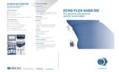 IBIOM - Model ECHO-FLEX 4400-DO - Gynecology, Cardiology and General Ultrasound - Datasheet