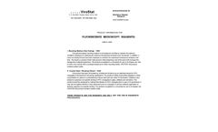 Virostat - Model 4400 - Fluorescence Microscopy Aid - Brochure