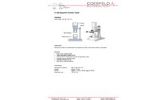 Coesfeld - Bulk Density / Apparent Density Funnel - Brochure