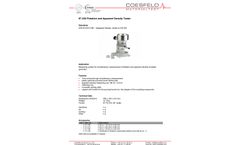 Coesfeld - Pourability and Bulk Density Combined System - Brochure