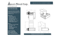 AMS-PT1000 Pierce and Tear Shredder - Brochure