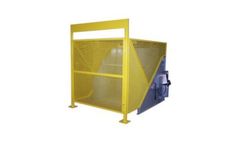 Ameri-Shred - Model AMS-T3 - Hydraulic Box Dumpers With Gated Enclosures