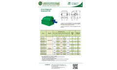 SMF PRODECOLOGIA - Model BS (D=500-1200mm) - Drum Magnetic Separator - Brochure