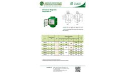 SMF PRODECOLOGIA - Model K - Columnar Magnetic Separator - Brochure