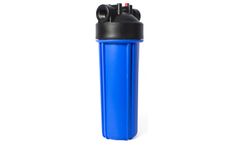 AMT - Model 52001 - 2.5 Inch X 10 Inch  Heavy Duty Blue/Black Filter Housing With Pressure Release