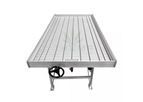 High Yield Greenhouse Mobile Ebb Flow Grow Table with Rolling Bench