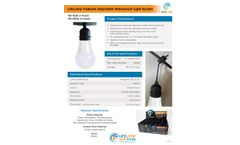 LifeLamp - Model TruBeam - Adjustable Waterproof Light Socket - Datasheet