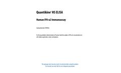 Human IFN-alpha 2 Quantikine HS ELISA Kit - Data Sheet
