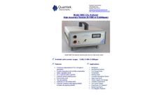 Quantek - Model 906E - Version (0-1000 or 0-2000ppm) - High Accuracy ppm CO2 Analyzer for Process & Research - Datasheet