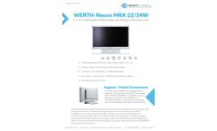 Werth-Neovo - Model MRX-24WE - Bright Medical Display with IP65 Hard Glass Front - Brochure