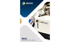 Sercon - Model ABCA2 - Isotope Ratio Mass Spectrometer for Breath Analysis Brochure