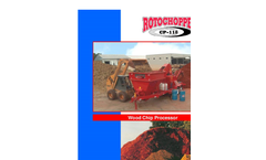 Rotochopper - Model CP-118 - Wood Chip Processors - Brochure