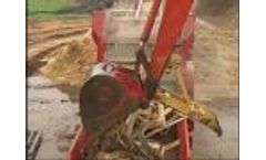 Rotochopper Shredder & Grinder Processing Railroad Ties - Video