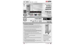Sinalda - Model FCL - Single-Phase Variable Output Static Voltage & Frequency Converters - Brochure