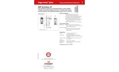 OPHARDT Hygiene - Model IMP T A Touchless XT - Euro Dispenser with Pump Datasheet