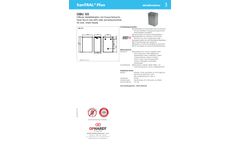 OPHARDT Hygiene - Model OBU 50 E ST - Open Waste Bin for Hygienic, Touchless Disposal Datasheet