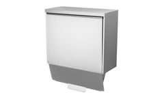 OPHARDT Hygiene - Model ingo-slide 15 E - Hygienic Waste Bin for Hands-Free Operation