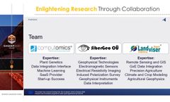 Flying Soil Sensors; Integrating Earth Observation Data with Crop Genetics in Machine Learning GIS - Video