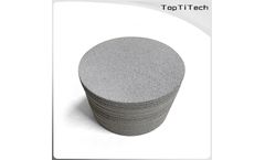 TOPTITECH - 10um sintered porous Ti plate for gas diffusion