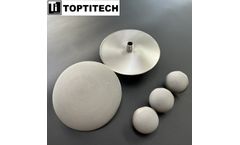 TOPTITECH - 1/2NPT Titanium Gas Distribution Disc for Fermentation