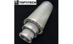 TOPTITECH - SS304 Skeleton Frame Parallel Filter Element For Ships