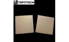 TOPTITECH - 30nm Gold-Plated Porous Titanium Plate for PEM Electrolyzer