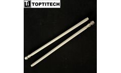 TOPTITECH - 20um Porous SS316L Filter Tube with 1/4" Tube Socket Weld Union