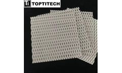TOPTITECH - 2.0mm Titanium Expanded Mesh for Electrolyzer  : Electrode Substrate, Current Collector and Gas Diffusion Layer