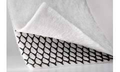 Model "GEO DR" 15/1 - Combination Of Drainage Core Made Of Extruded Geogrid And Outer Non-Woven Geotextile Layers.