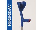 Rekordsan - Model SB200 BLU - Adjustable Crutch for Adults