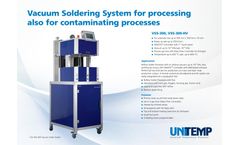 UniTemp - Model VSS-300 - Vacuum Soldering System - Datasheet