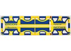 Model Ergon 16150/G - Variable Geometry Comfort Stretcher - Yellow/Blue