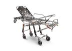 Model Mercury Cinque 7075/4RG PROOF - Certified 5 Levels Self-Loading Stretcher with 4 Swivel Wheels