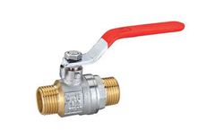 Amity - Model AMT-2003 - Long Handle M/M Thread Brass Ball Valve