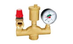 Amity - Model AMT-3001 - Brass Boiler Union Safety Valve