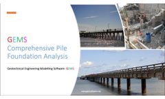 GEMS Comprehensive Pile Foundation Product Overview - Video