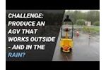 Outdoor Autonomous Guided Vehicle (AGV) Electric Tug - Video