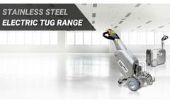 Pharmaceutical Range of Electric Tugs for Moving Pharma Equipment - Video