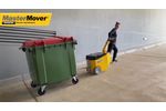 Provide the Safest way to move Bins through Tight Spaces and Up & Down Slopes - Video