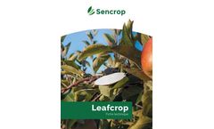 Sencrop - Leafcrop Humidity Sensor - Brochure