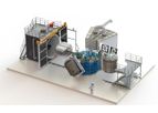 Rising - Carousel Automatic Controlled Rotomolding Machine